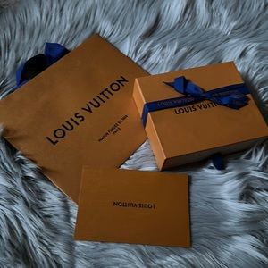 Louis Vuitton box and bag
